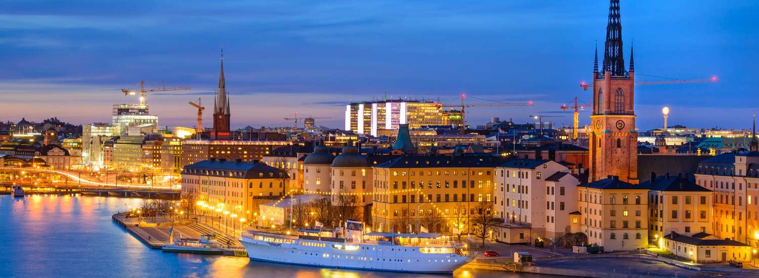 Stockholm på kvällen